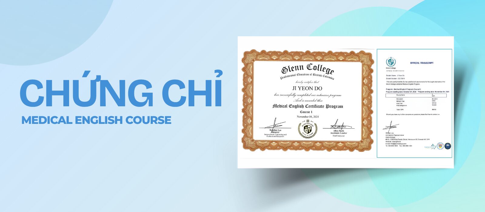 Chương trình Tiếng Anh Chuyên Ngành Y khoa - GC Education Center