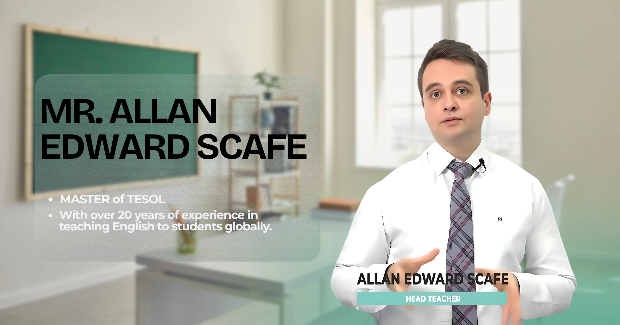 Giáo viên Mr Allan