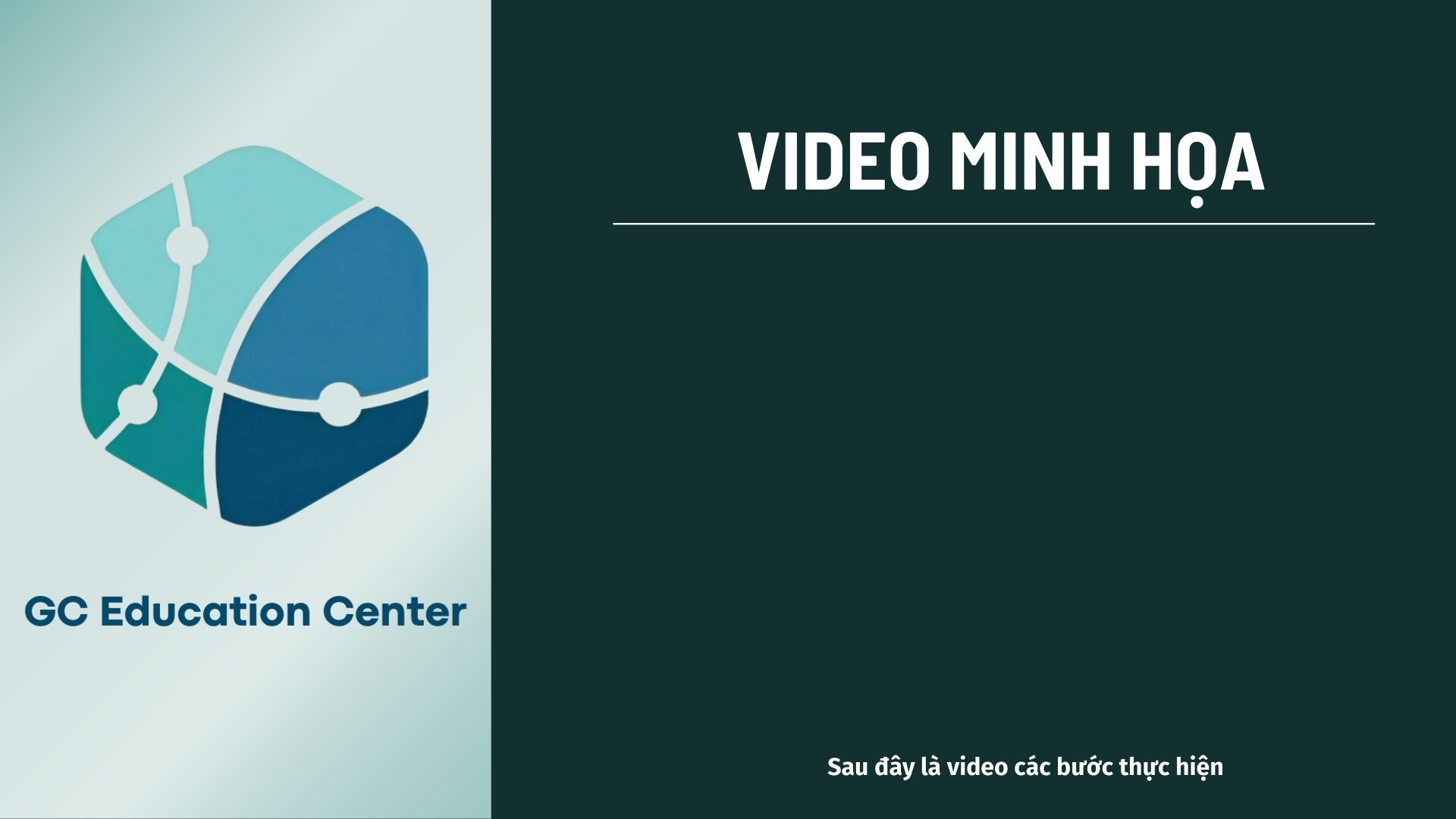 Updated tính năng mới - GC Education Center