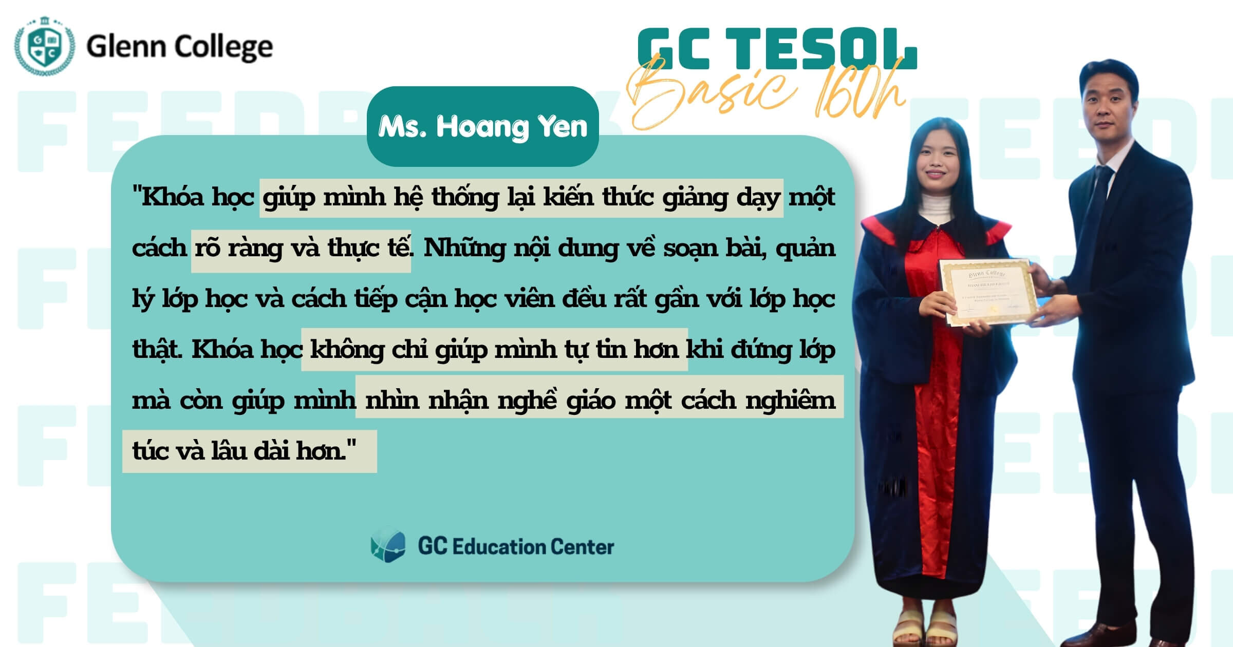 TESOL - Chương trình Giảng Dạy Tiếng Anh Quốc Tế dành cho người mới bắt đầu