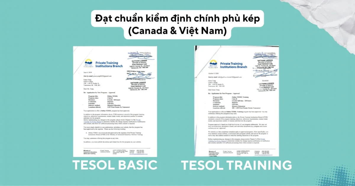 TESOL Dual Diploma – Giải pháp Đào tạo Sư phạm Tiếng Anh Quốc Tế Chuyên Sâu