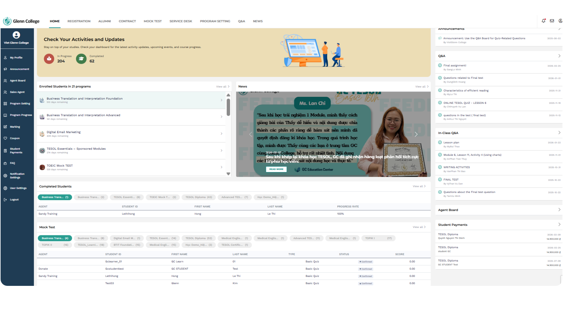 MYGCPORTAL: Hệ sinh thái Giáo dục Toàn diện